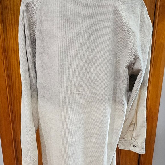 Ombre Gray to Cream Corduroy Dress - Picture 2 of 3